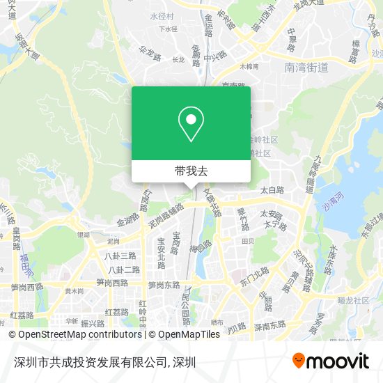 深圳市共成投资发展有限公司地图