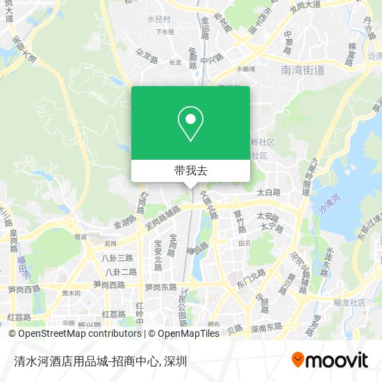 清水河酒店用品城-招商中心地图