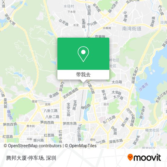 腾邦大厦-停车场地图