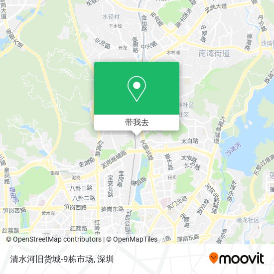 清水河旧货城-9栋市场地图