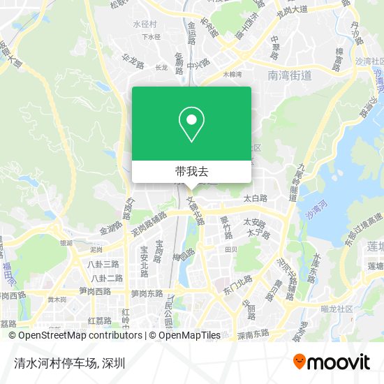 清水河村停车场地图