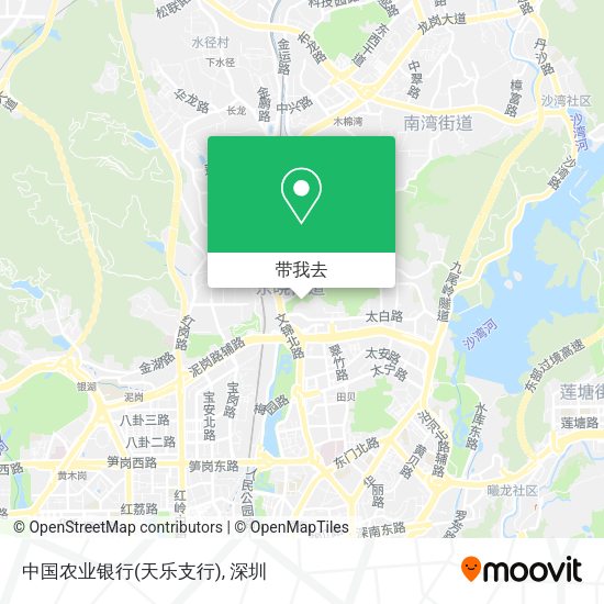 中国农业银行(天乐支行)地图