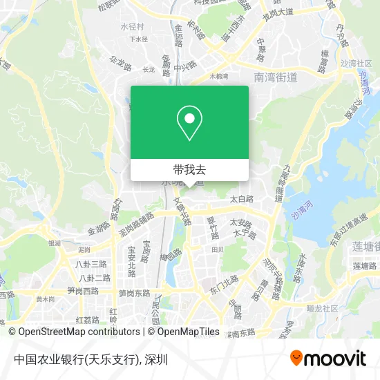中国农业银行(天乐支行)地图