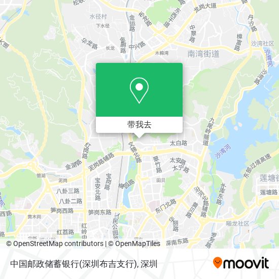 中国邮政储蓄银行(深圳布吉支行)地图