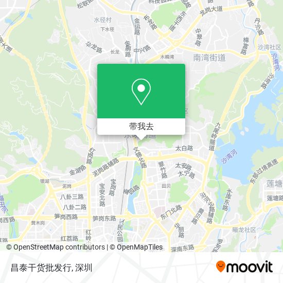 昌泰干货批发行地图