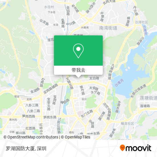 罗湖国防大厦地图