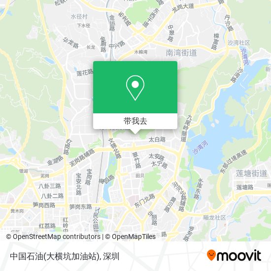 中国石油(大横坑加油站)地图