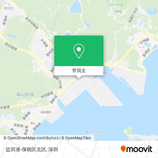 盐田港-保税区北区地图