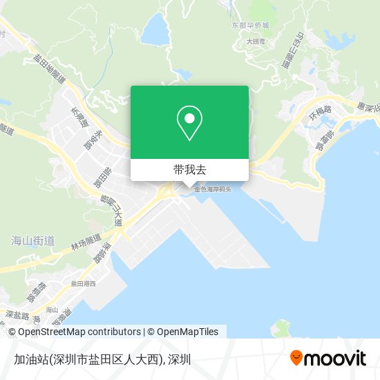 加油站(深圳市盐田区人大西)地图