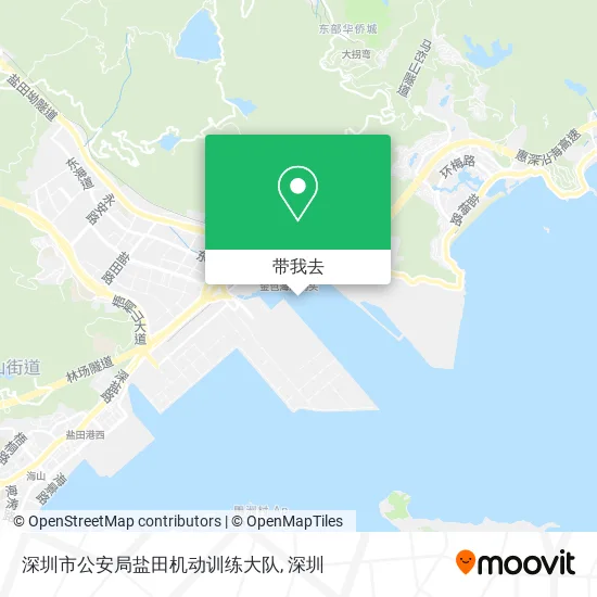 深圳市公安局盐田机动训练大队地图