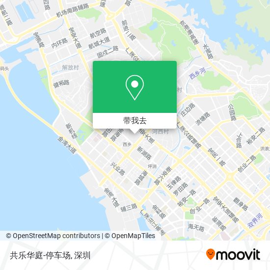 共乐华庭-停车场地图