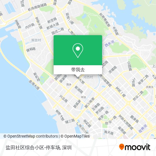 盐田社区综合小区-停车场地图