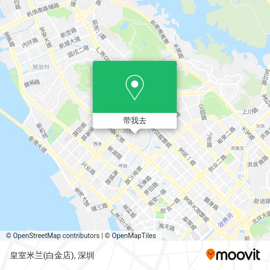 皇室米兰(白金店)地图