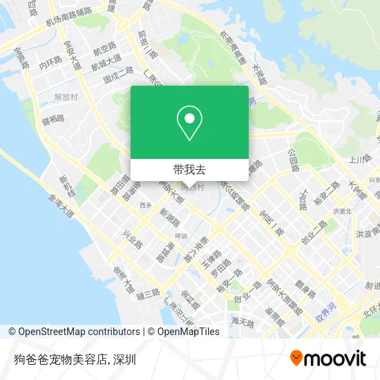 狗爸爸宠物美容店地图