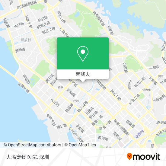 大溢宠物医院地图