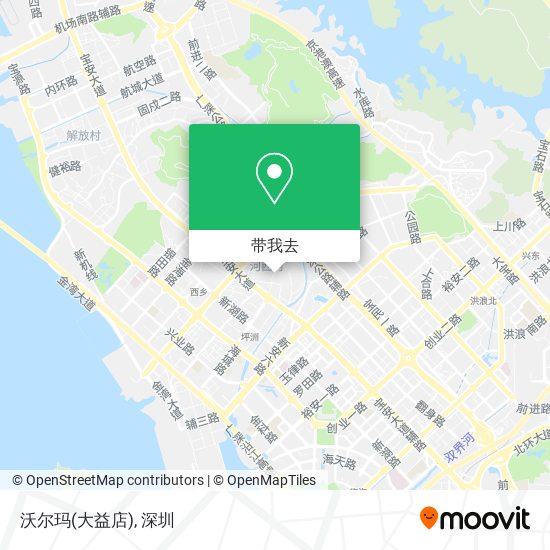 沃尔玛(大益店)地图