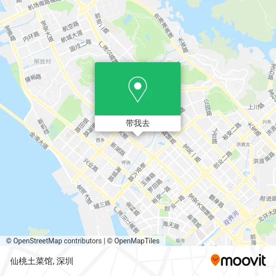 仙桃土菜馆地图