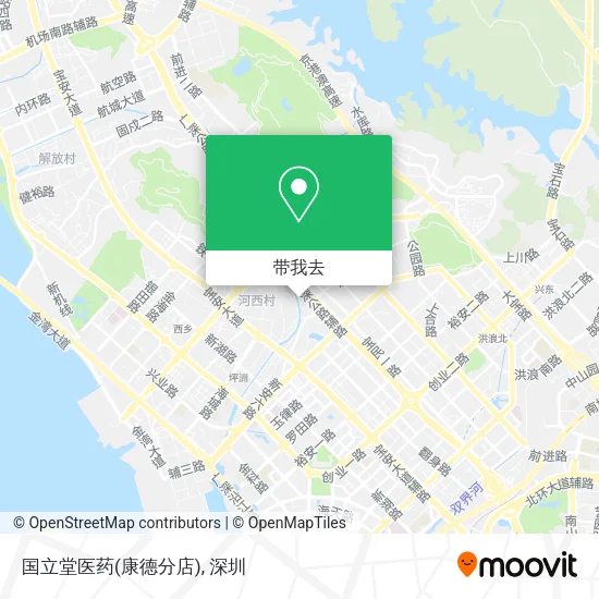 国立堂医药(康德分店)地图