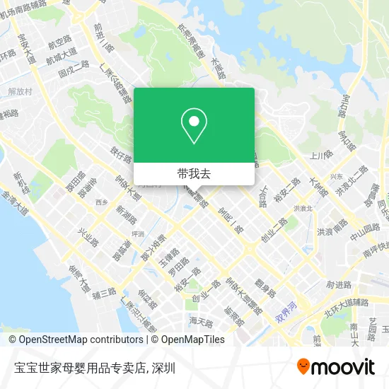 宝宝世家母婴用品专卖店地图