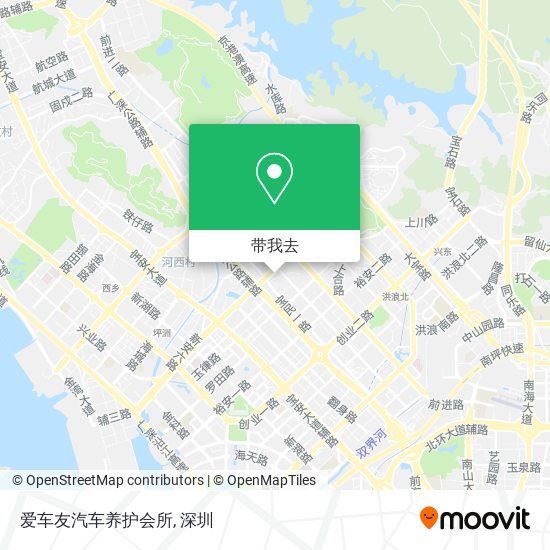 爱车友汽车养护会所地图
