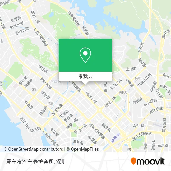 爱车友汽车养护会所地图