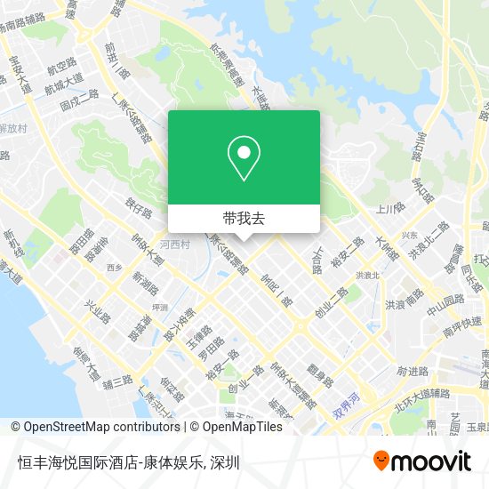 恒丰海悦国际酒店-康体娱乐地图