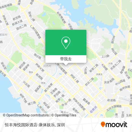 恒丰海悦国际酒店-康体娱乐地图