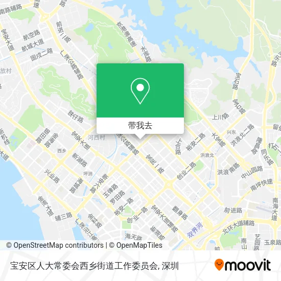 宝安区人大常委会西乡街道工作委员会地图