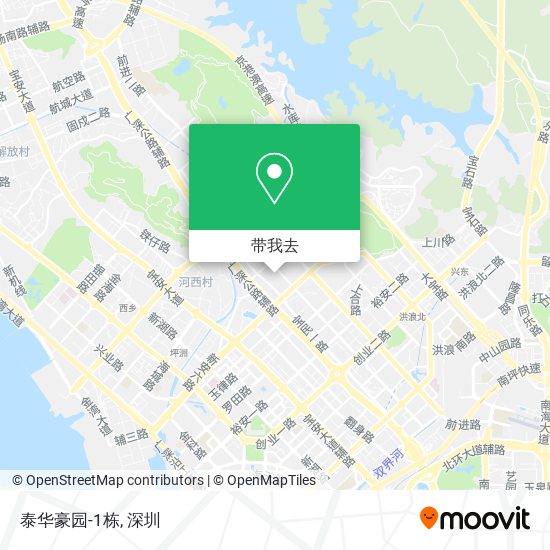 泰华豪园-1栋地图
