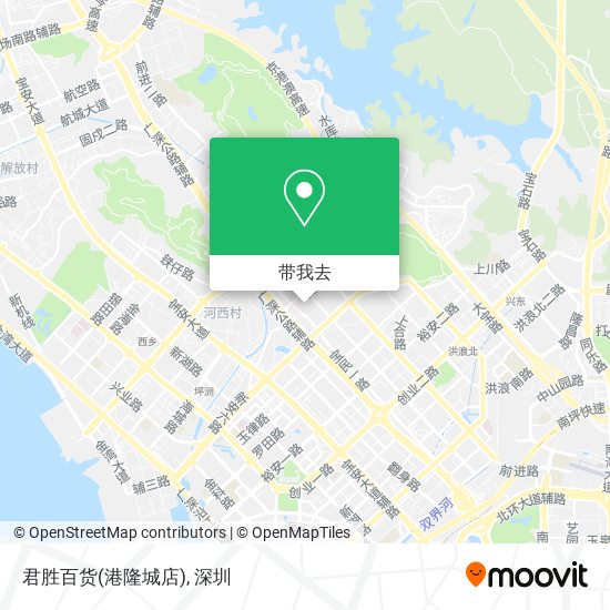 君胜百货(港隆城店)地图