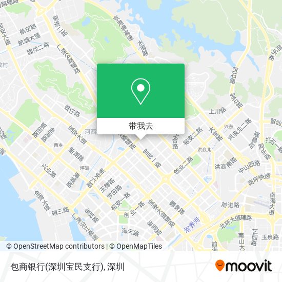 包商银行(深圳宝民支行)地图