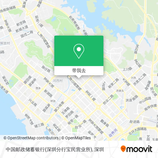 中国邮政储蓄银行(深圳分行宝民营业所)地图