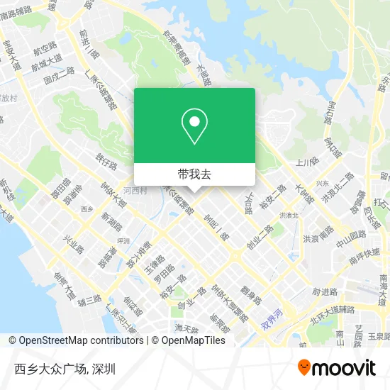 西乡大众广场地图