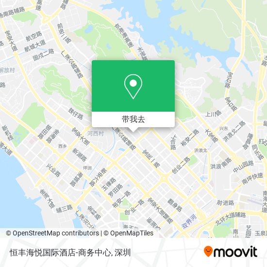 恒丰海悦国际酒店-商务中心地图