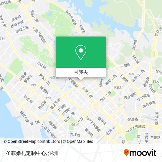 圣菲婚礼定制中心地图