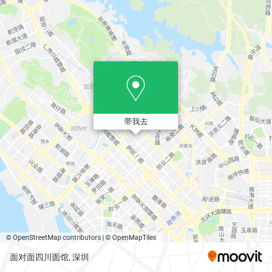 面对面四川面馆地图