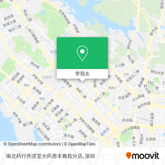 南北药行共济堂大药房丰雅苑分店地图