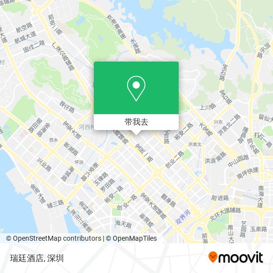 瑞廷酒店地图