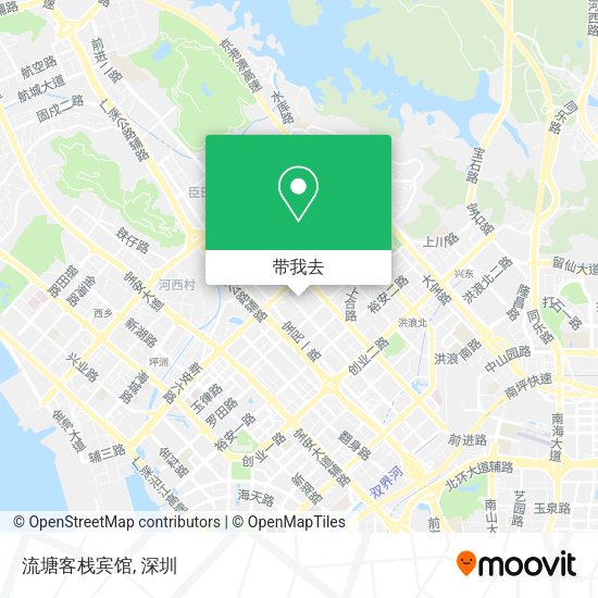 流塘客栈宾馆地图