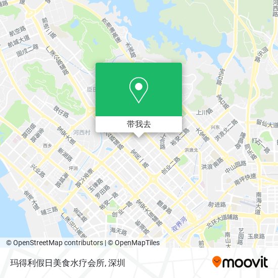 玛得利假日美食水疗会所地图