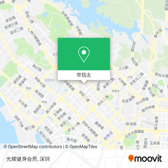 光耀健身会所地图