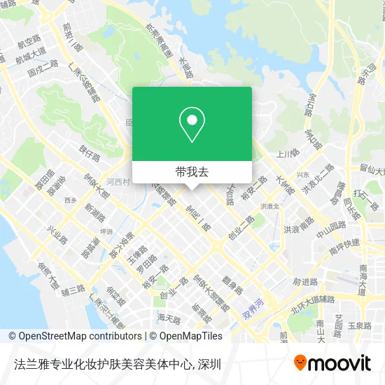 法兰雅专业化妆护肤美容美体中心地图