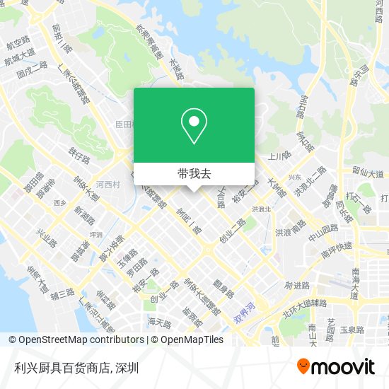 利兴厨具百货商店地图
