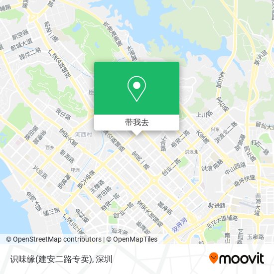识味缘(建安二路专卖)地图