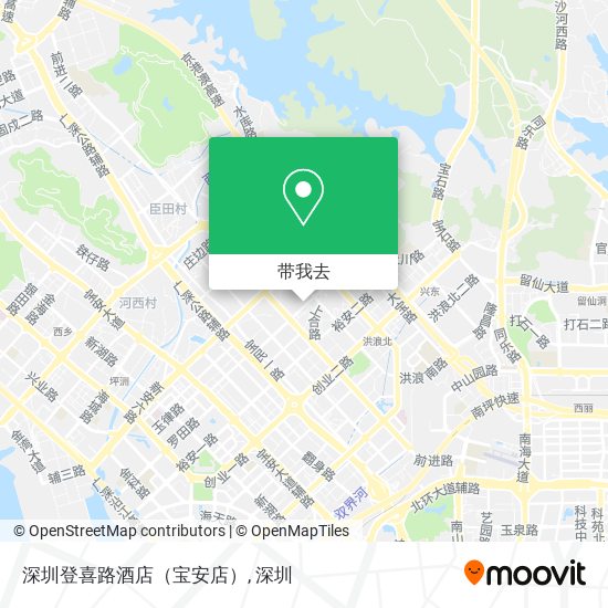 深圳登喜路酒店（宝安店）地图