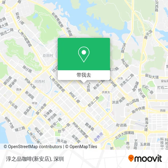 淳之品咖啡(新安店)地图