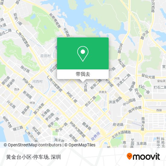 黄金台小区-停车场地图