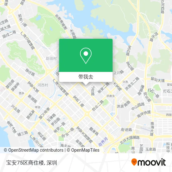 宝安75区商住楼地图