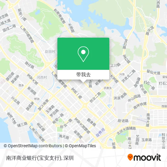 南洋商业银行(宝安支行)地图