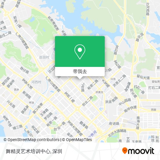舞精灵艺术培训中心地图